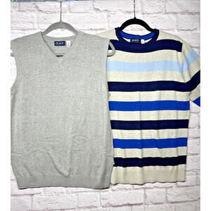 NWT Boy's The Children’s Place Sweater Vest Bundle Blue Bay 16 XXL